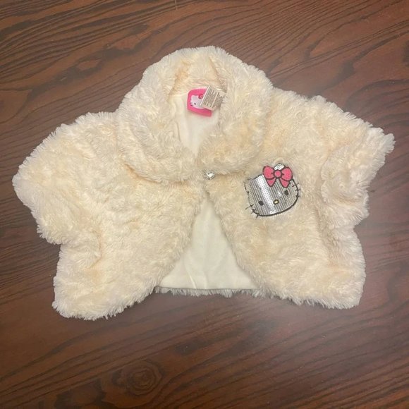 Hello Kitty Other - Hello Kitty Faux Fur Shrug